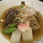 居酒屋鮮道 こんび - クエの煮付け