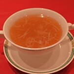 オークラチャイニーズレストラン 桃里 - 干し貝柱入りフカヒレスープ