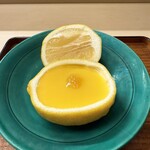 赤坂 菊乃井 - レモン杏仁豆腐　さっぱりと美味しいデザート