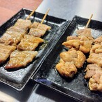 よしやす食堂 - やきとり(鶏と豚)
