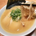 濃厚鶏塩白湯ラーメン ほったて小屋 - 