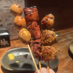 ゑん - うずら、肝、つくね