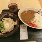 はなまるうどん - 2014' 4/16 カレーセット５００円