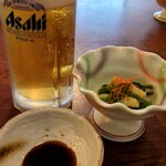 八乃屋 - 生ビール〜