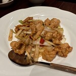 陳家私菜 - 海老味噌と四元豚炒め