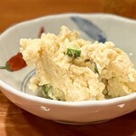 ぽん多本家 - お通しのポテサラ