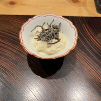 玄水 - 湯葉豆腐 塩昆布のせ