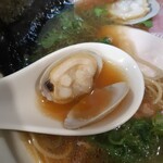 メヂカそば 吟魚 - あさり大きかったなぁ(^^)