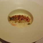 メゾン・ド・タカ芦屋 - 低温で火をいれたマナガツオ　サフラン風味のプランダード