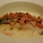 メゾン・ド・タカ芦屋 - 低温で火をいれたマナガツオ　サフラン風味のプランダード