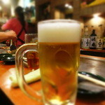 福太郎 - まずはビールだよね～