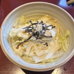 水炊きしみず - 白菜サラダ