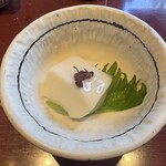 水炊きしみず - 本日の前菜(豆腐)