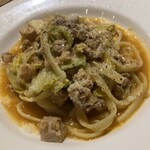 フレスコ - 色々肉と春キャベツのラグーソースタリアテッレ1,650円