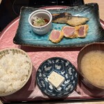 ひものと和めし処 をかし - 西京焼きとレアかつ定食