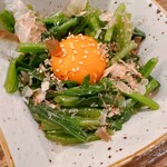 佐賀県三瀬村ふもと赤鶏 西新宿店 - 卵ほうれん草