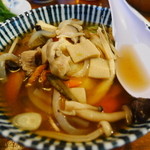 みなと食堂 - せんべい汁