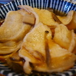 みなと食堂 - せんべい汁の南部せんべいはこんな感じ