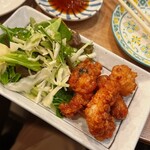 永楽食堂 - 蛸の唐揚げ