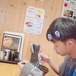 元祖トマトラーメンと辛めんと元祖トマトもつ鍋 三味 - 