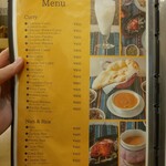 インディアン・レストラン　ロタ - メニュー