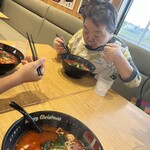 元祖トマトラーメンと辛めんと元祖トマトもつ鍋 三味 遠賀郡水巻みどりんぱーく店 - 