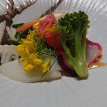 さかや - 酢の物♪菜の花の使い方ステキ