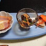 さかや - 前菜♪ゴーヤの漬物うまし