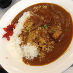 キッチンふるはし - カレーライス（６５０円）これに味噌汁が付きます。２０１４年８月