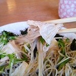 吉田家 - すごいシッカリ腰の美味しいお蕎麦　湯葉で巻いてみる♪