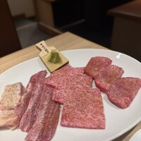 日本橋 焼肉 正剛 - 塩焼き/極みタン塩、上カルビ塩、ホホニク、トロカク