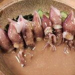 宵のひととき うまし - ホタルイカ酢味噌和え