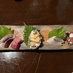 旬路 松田 - 刺身五種盛り
