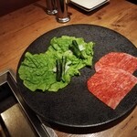 焼肉うしごろ - 期間限定メニューである、島根県産の特選サーロインです。