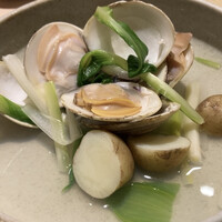 金市朗 南町通店 - ハマグリの酒蒸し。