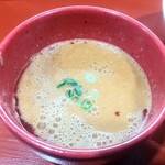 鶏paitan 心麦 - 辛味噌つけ麺