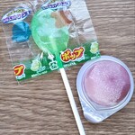 王者-23 - 食後のサービスでもらった飴とゼリー