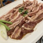 焼肉金金 - 厚切り豚バラ（300g）