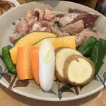 焼肉金金 - 大根おろしで食べる塩焼き盛り合わせ（一部）