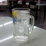 桑田食堂 - 「麦焼酎」（450円）水割り