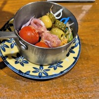 Seafood bar Ermitage 代々木店 - お通しアップ。