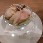 ヴィーノエラーボ - 真ダコとセロリのセビーチェ