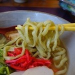 Nangoku Shokudou Chimudondon - 手もみ沖縄そば（太麺）