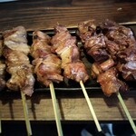 もつ焼き けいすけ - タン・ハツ・白レバー