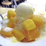 西門町三兄妹雪花冰專門店 - 芒果牛奶雪花冰＋冰淇幕