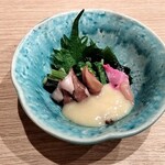 うなぎ和食 しら河 - ホタルイカの酢みそ和え
