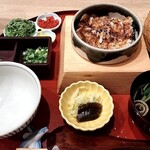 うなぎ和食 しら河 - シメのひつまぶし（白焼き）