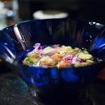 粥茶屋 写楽 - 夏野菜の冷し鉢