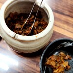 九州ラーメン 一心亭 - 激辛高菜