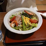 忍者そば 五ヱ門 本店 - さらだそば（うどんもあります）